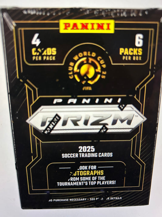 2025 Panini Prizm FIFA Club World Cup Soccer 6-Pack Blaster Box