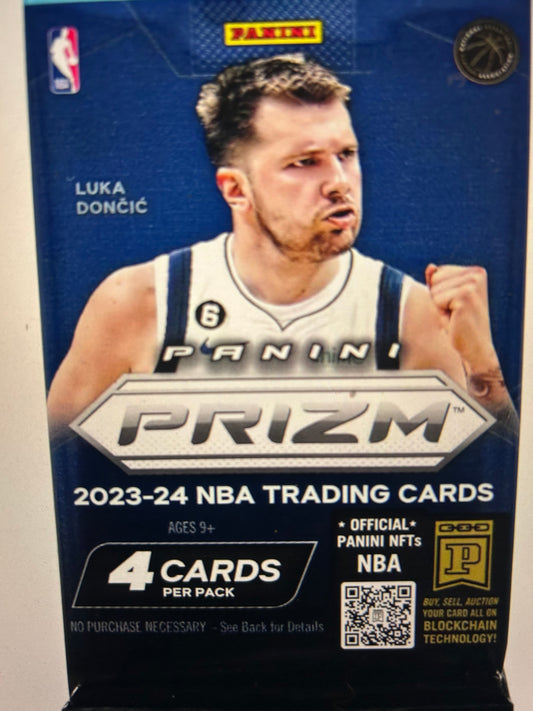 2023/24 Panini Prizm Basketball Blaster Pack (Ice Prizms!) ( 1 Pack Lot).