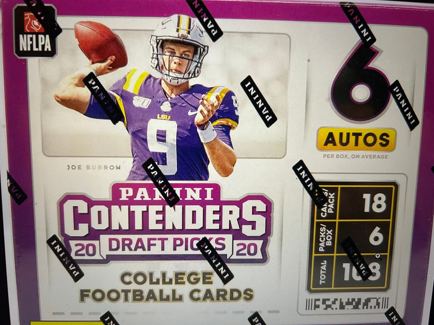 2020 Panini Contenders Draft Picks Football Hobby Box