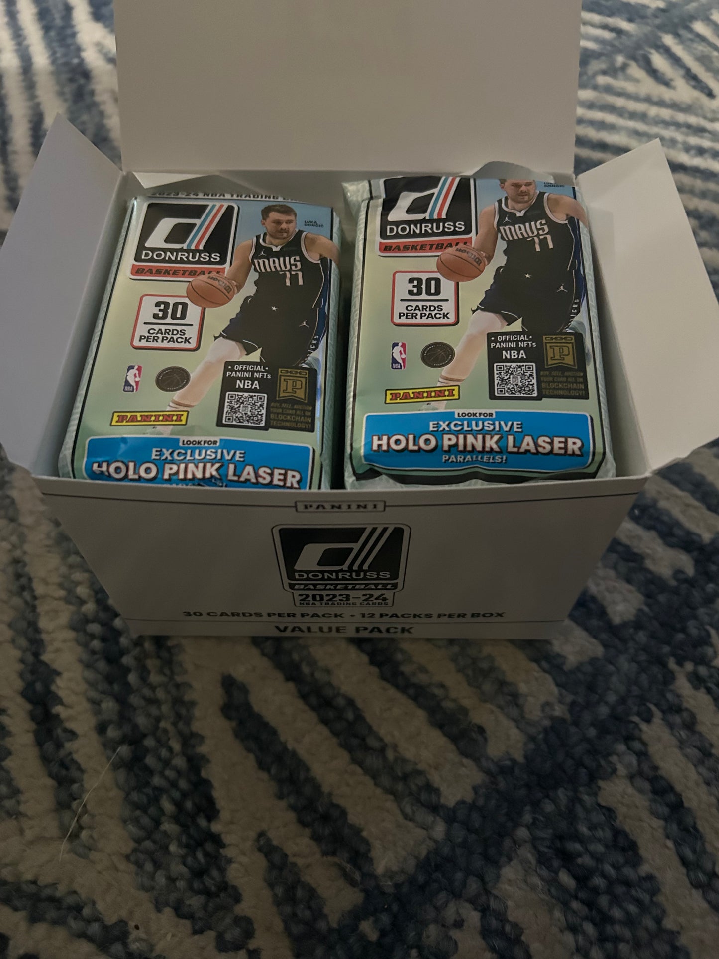 2023/24 Panini Donruss Basketball Jumbo Value Pack ( 1 Pack Lot ) Wemba RC