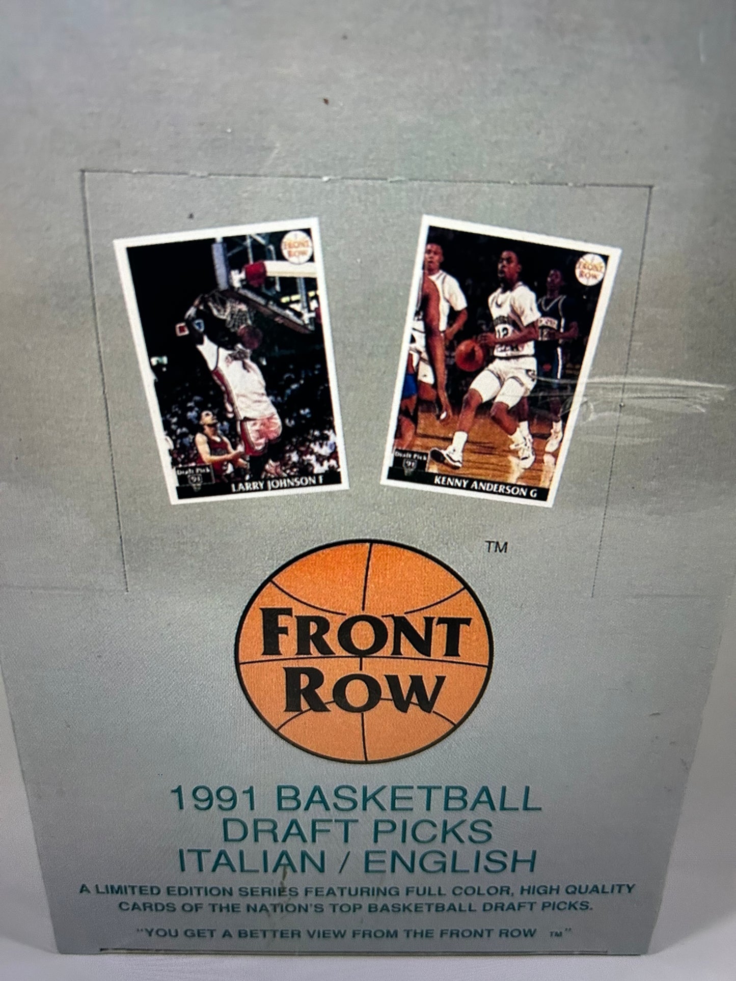 1991 Front Row Basketball Draft Picks Italian/English Hobby Box