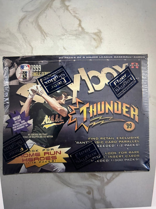 1999 Skybox Thunder Baseball Hobby Box Vintage Very Rare.