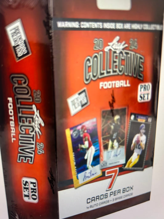 2024 Leaf Collective Football Hobby Box