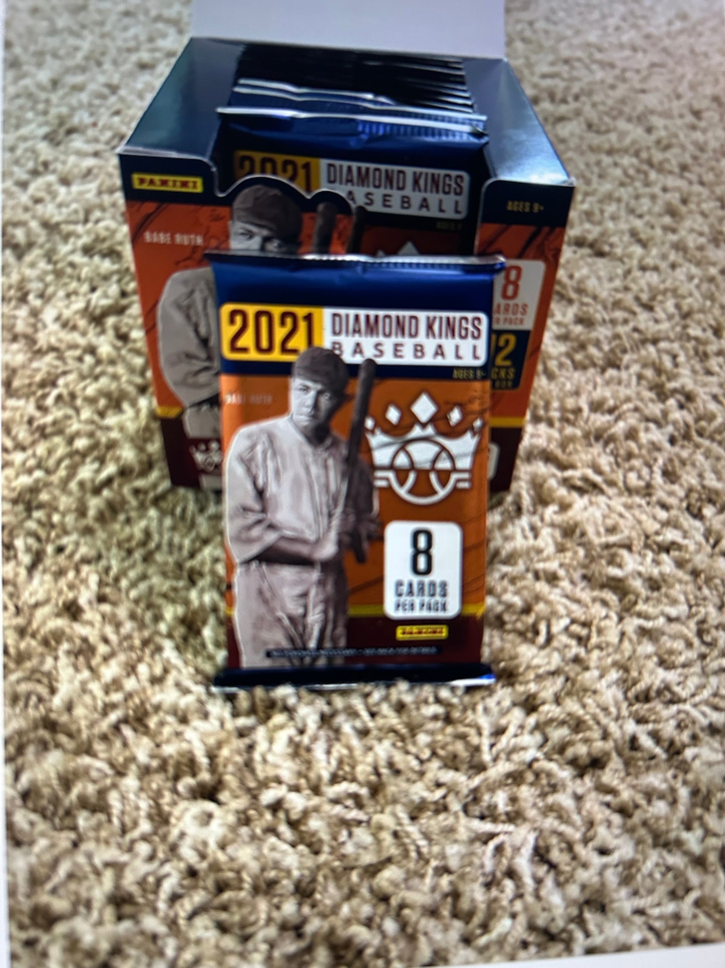 2021 Panini Donruss Diamond Kings Baseball Hobby Pack. ( 1 Pack Lot)