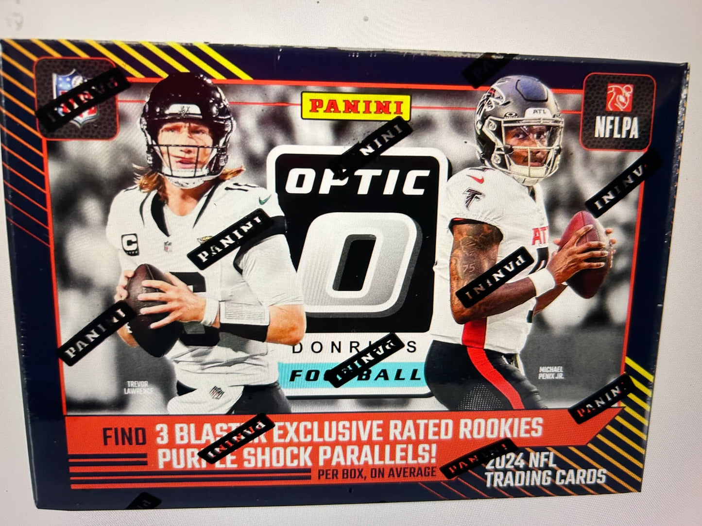 2024 Panini Donruss Optic Football 6-Pack Blaster Box (Purple Shock)