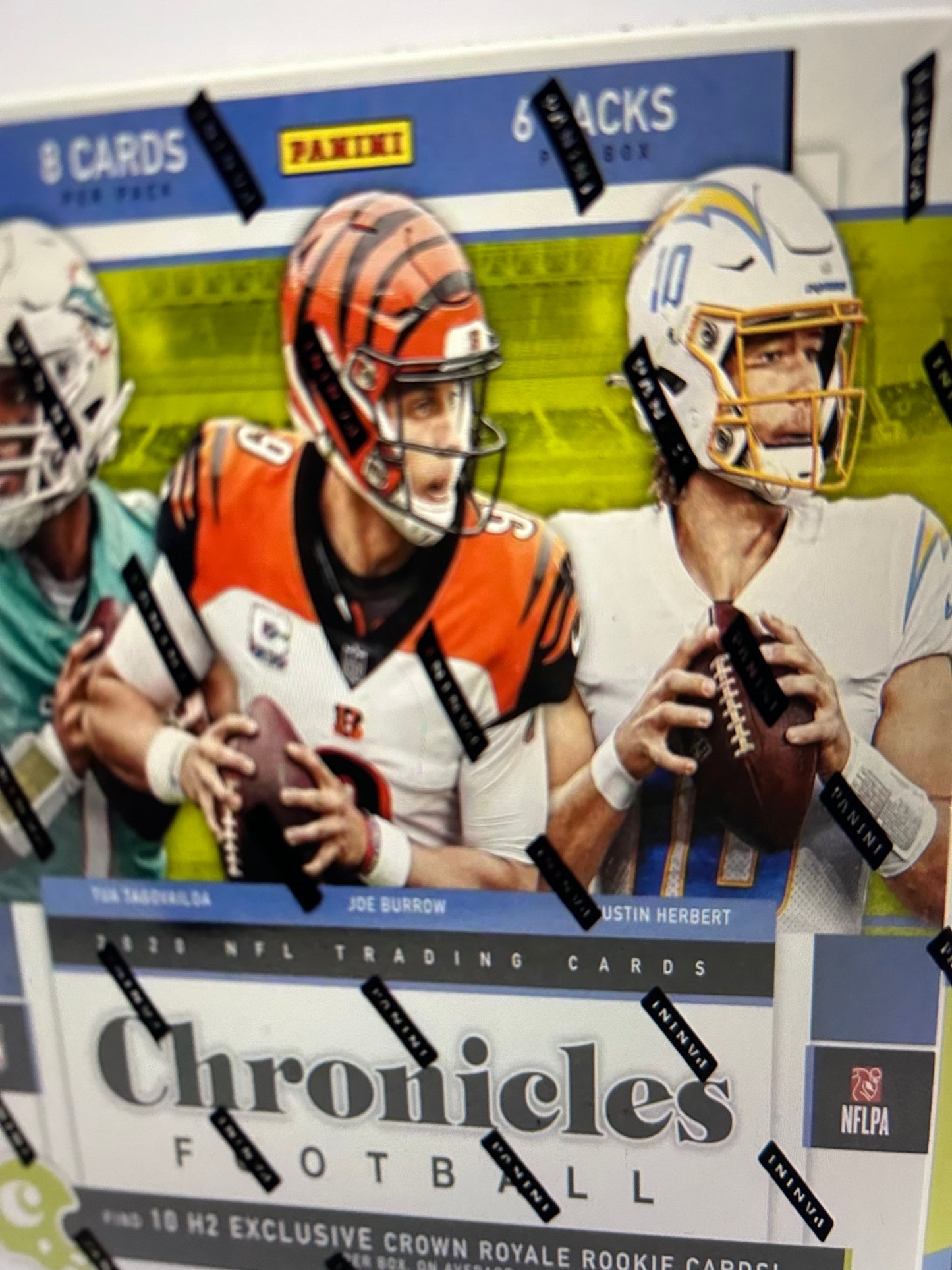 2020 Panini Chronicles Football H2 Hobby Hybrid Box