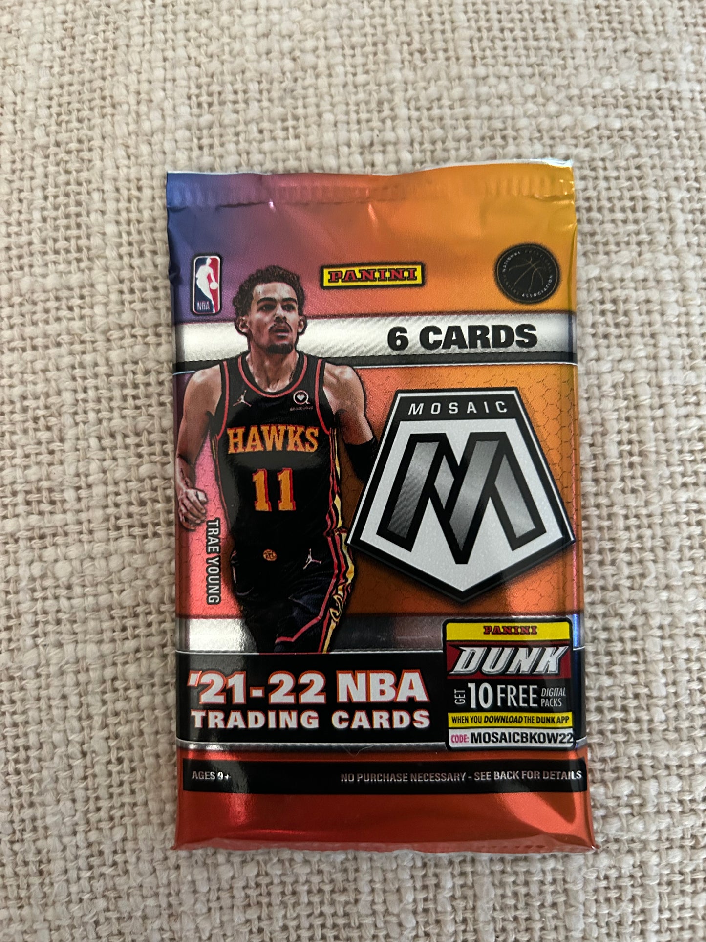 2021/22 Panini Mosaic Basketball Blaster Pack. ( 1 Pack Lot).