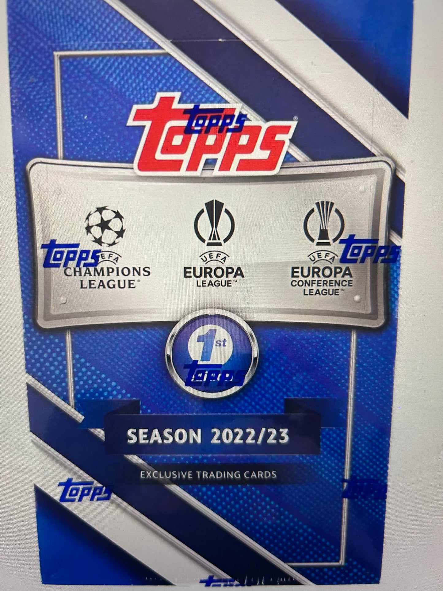 2022/23 Topps UEFA Club Competitions 1st Edition Soccer Hobby Box