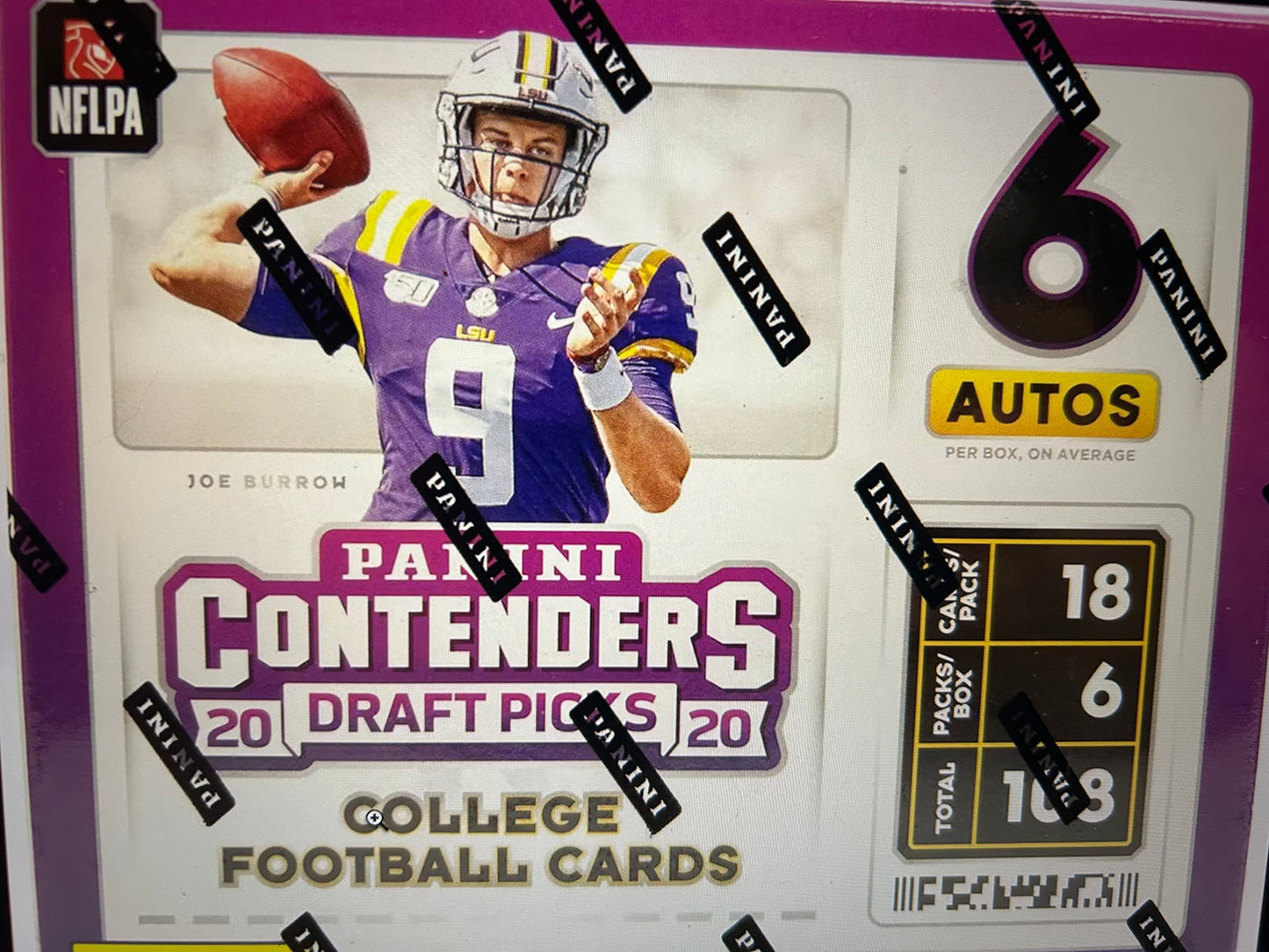 2020 Panini Contenders Draft Picks Football Hobby Box