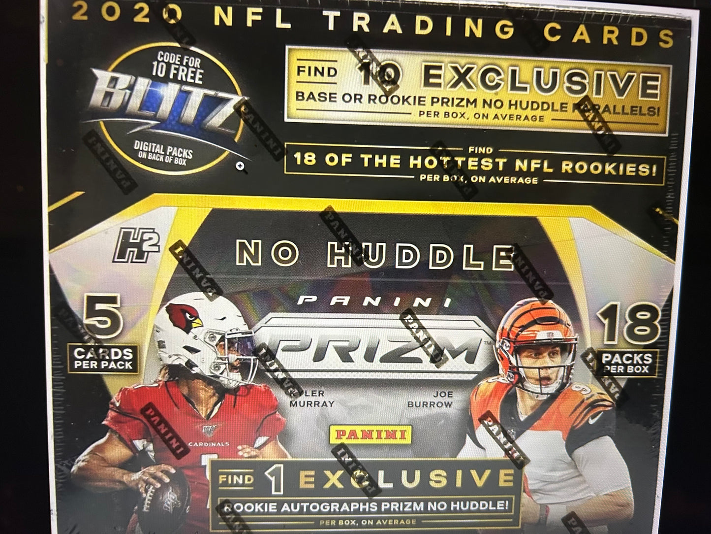 2020 Panini Prizm No Huddle Football Hobby Box