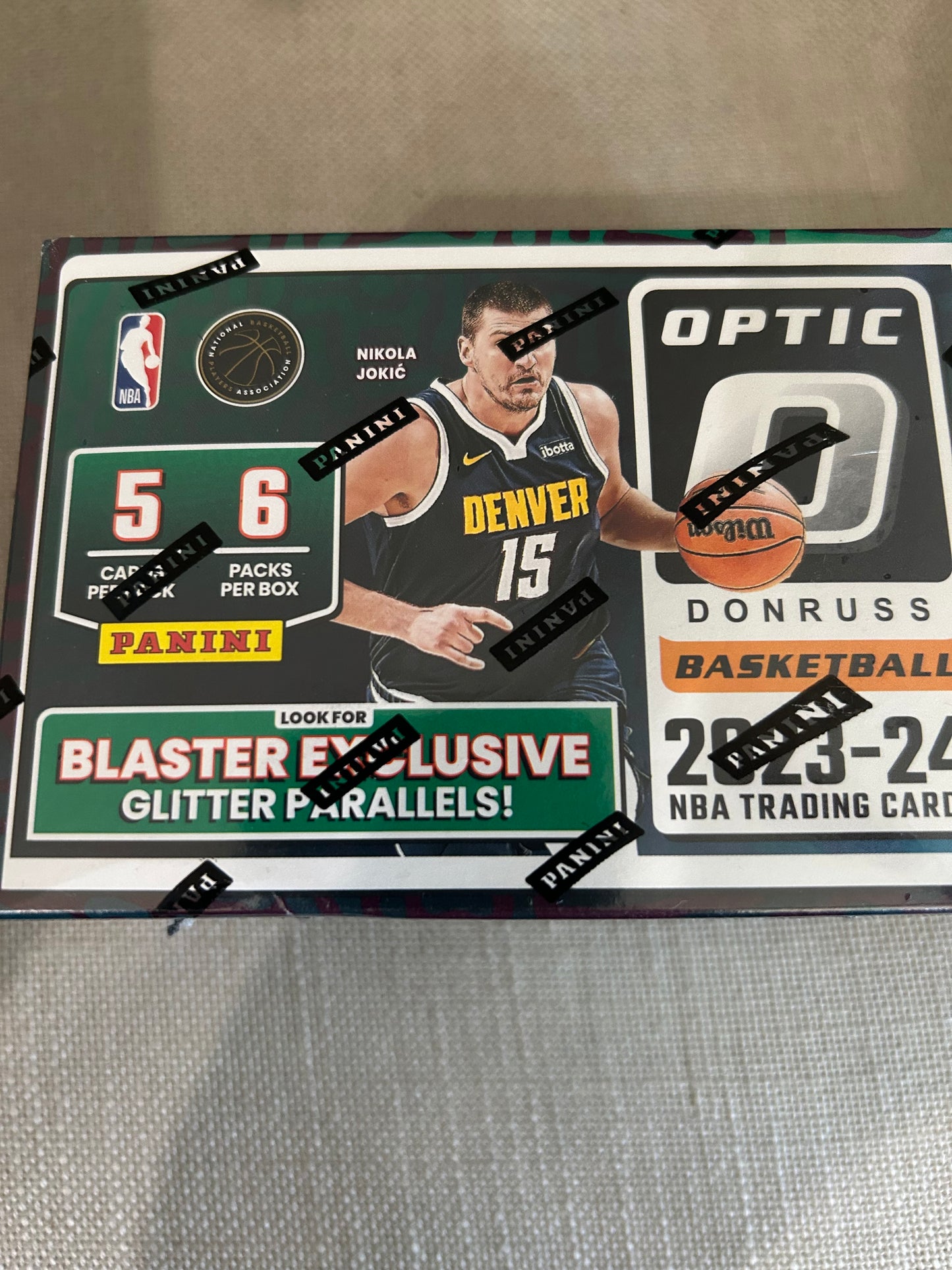 2023/24 Panini Donruss Optic Basketball 6-Pack Blaster Box (Glitter Parallels)