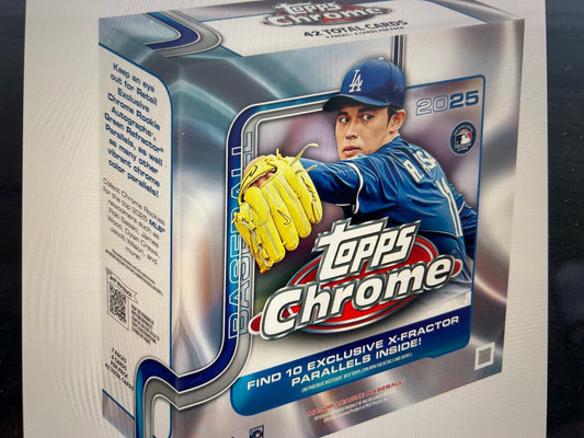 2025 Topps Chrome Baseball Mega Box