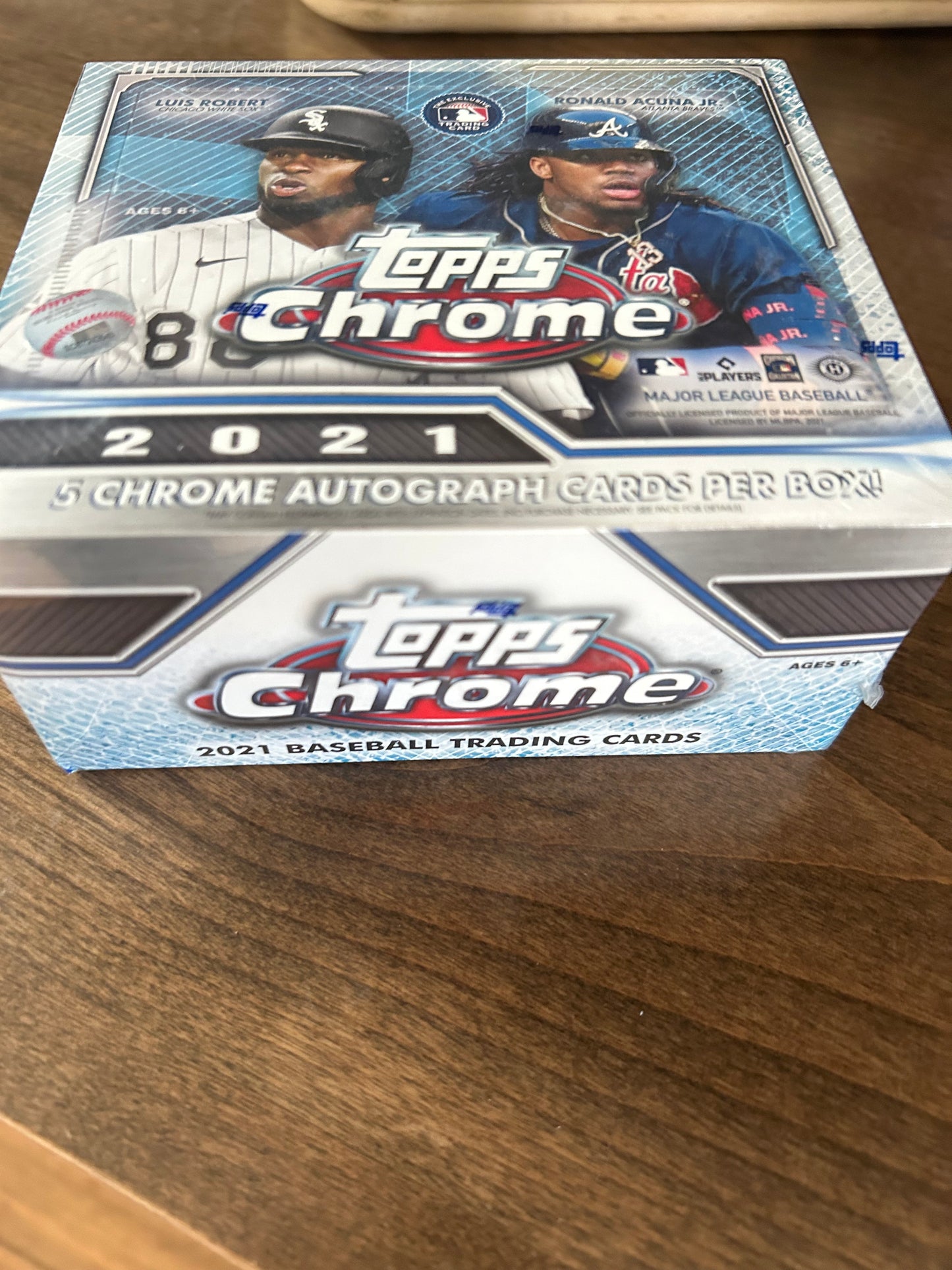 2021 Topps Chrome Baseball Hobby Jumbo Box