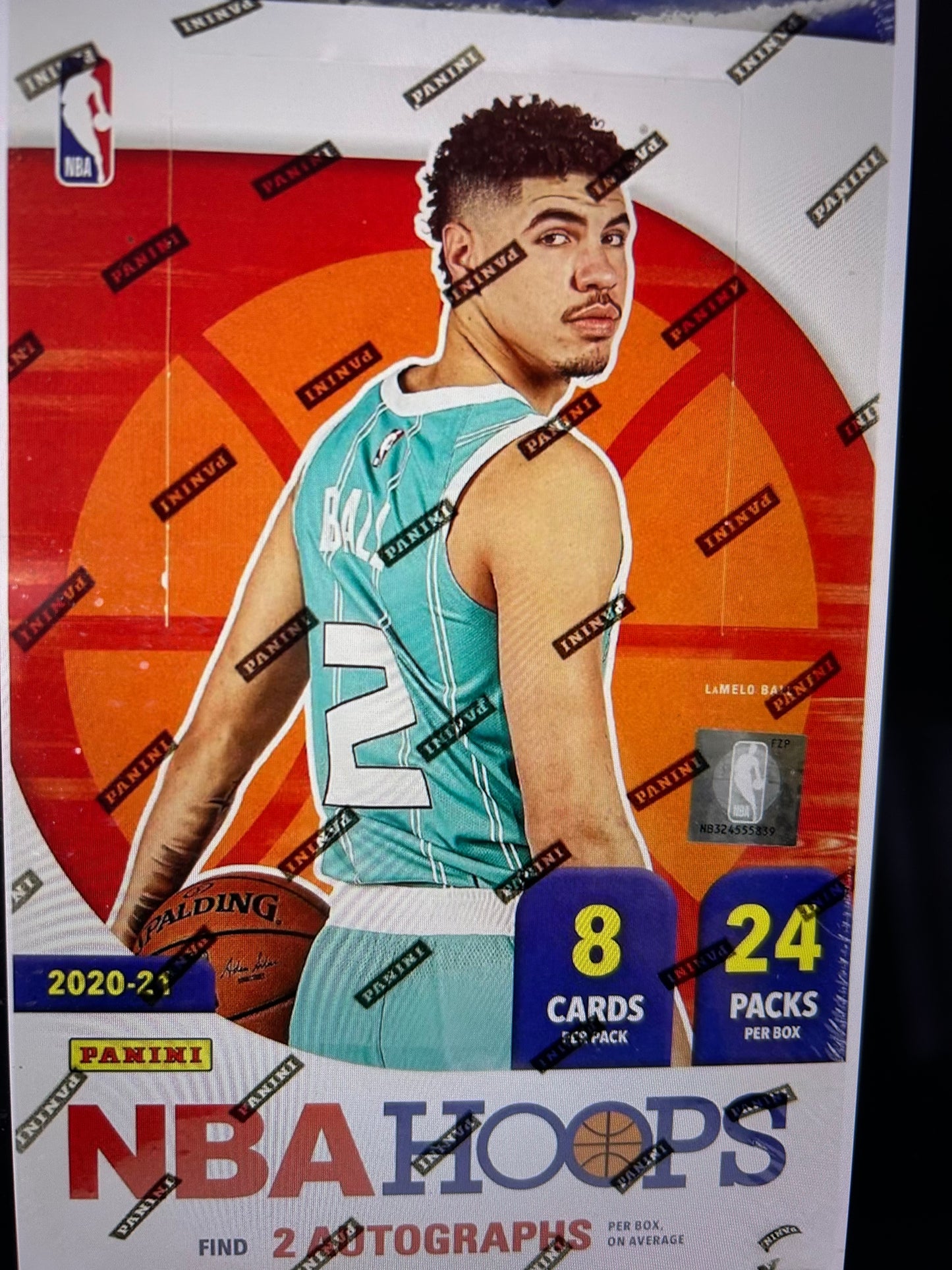 2020-21 Panini Hoops NBA Sealed Hobby Box