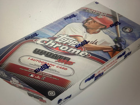 2025 Topps Chrome Update Series Baseball Hobby Box