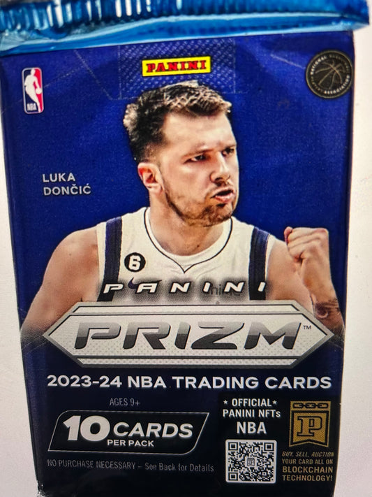 2023/24 Panini Prizm Basketball Mega Pack. (Red Ice Prizms) ( 1 Pack Lot).