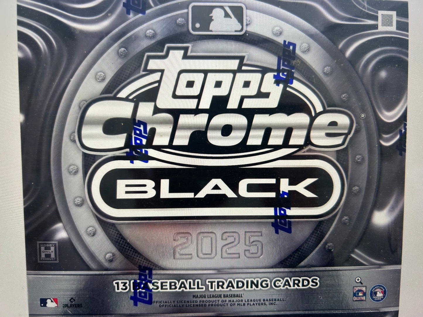 2025 Topps Chrome Black Baseball Hobby Box