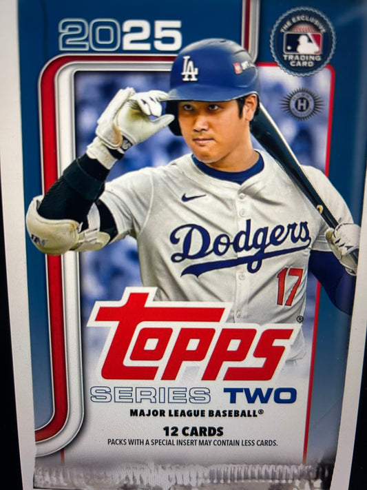 2025 Topps Series 2 Baseball Hobby Pack. ( 1 Pack Lot).