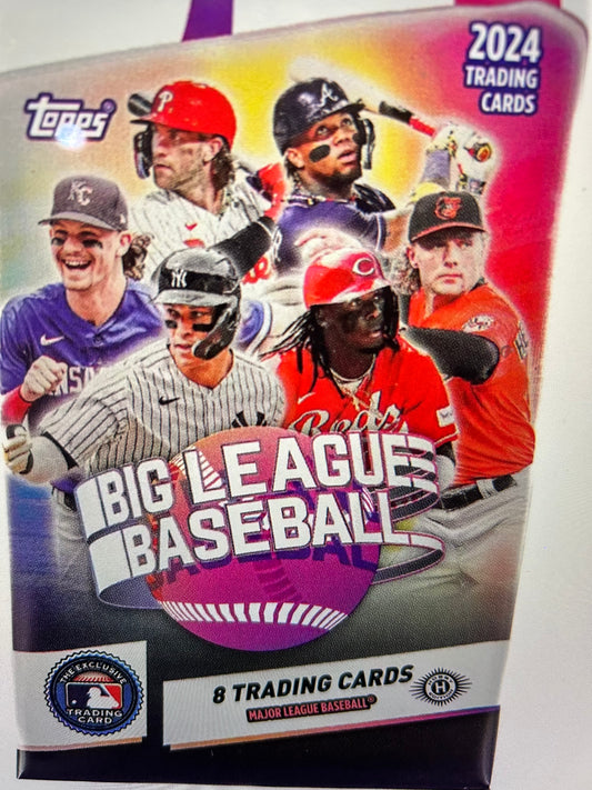 2024 Topps Big League Baseball Hobby Pack. ( 1 Pack Lot).