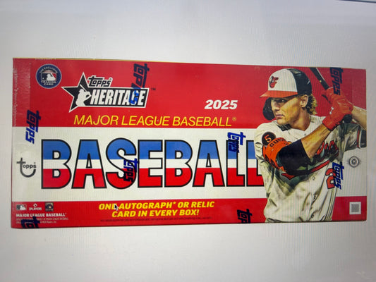2025 Topps Heritage Baseball Hobby Box