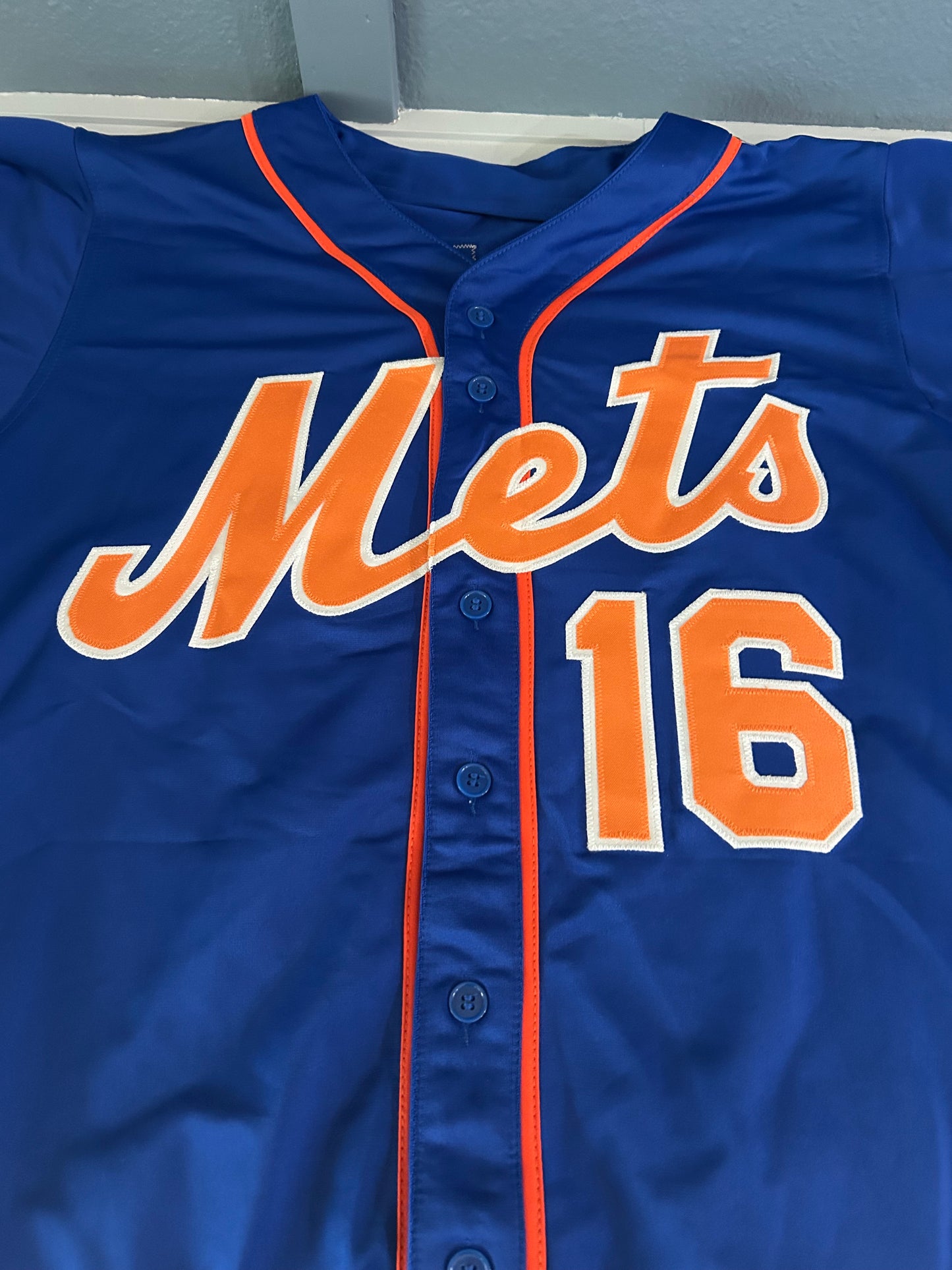 Dwight “Doc” Gooden New York Mets Signed Autographed Jersey W/ Inscription JSA #T89743. Size large>