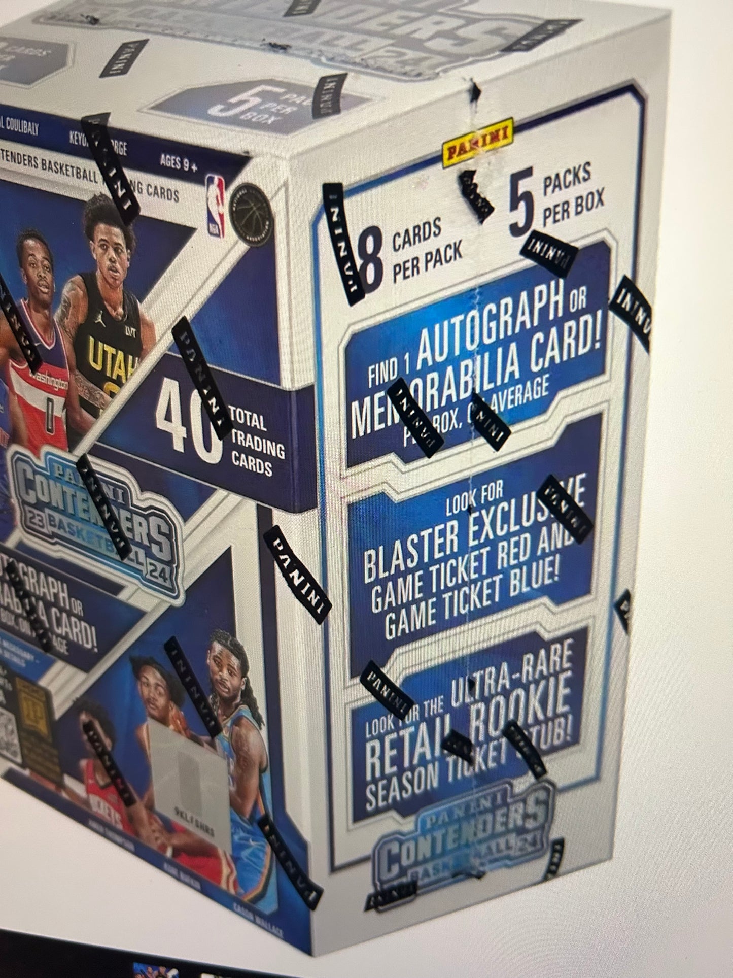 2023/24 Panini Contenders Basketball 5-Pack Blaster Box WEMBA RC