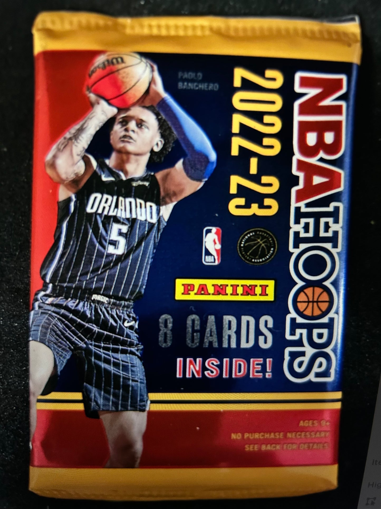 2022/23 Panini NBA Hoops Basketball Hobby Pack. ( 1 Pack Lot).