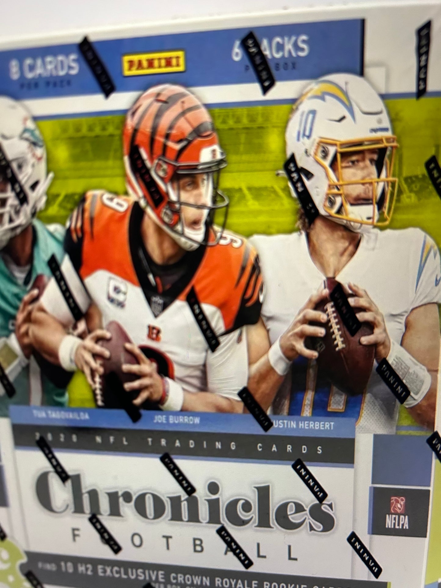 2020 Panini Chronicles Football H2 Hobby Hybrid Box