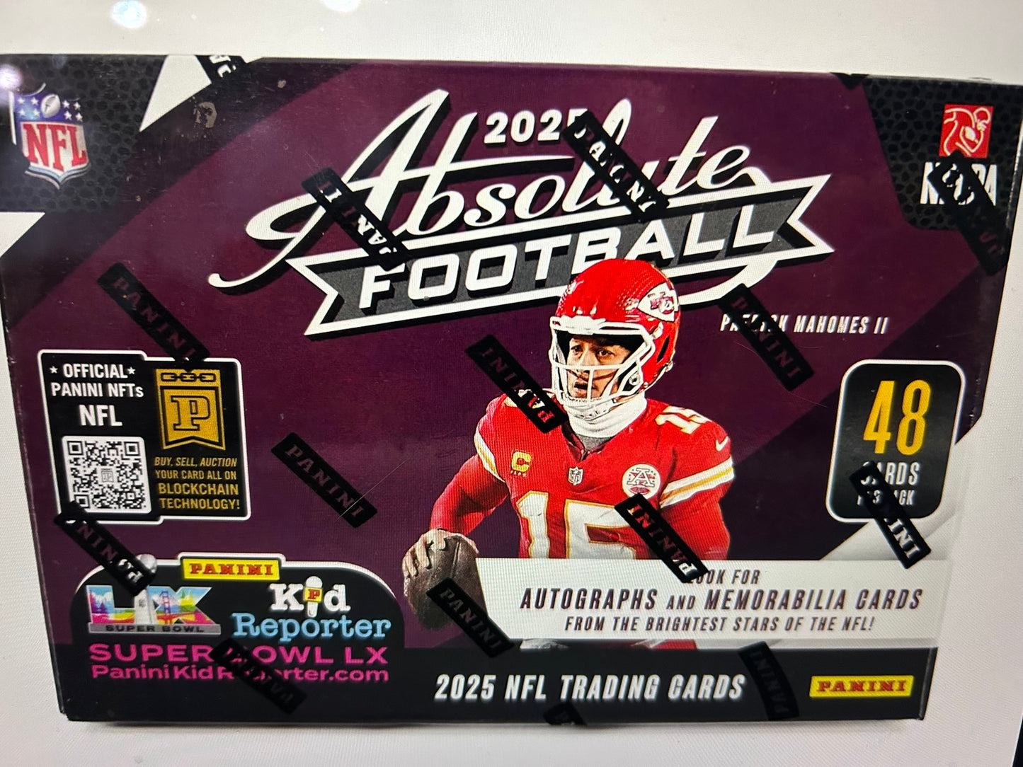 2025 Panini Absolute Football 6-Pack Blaster Box