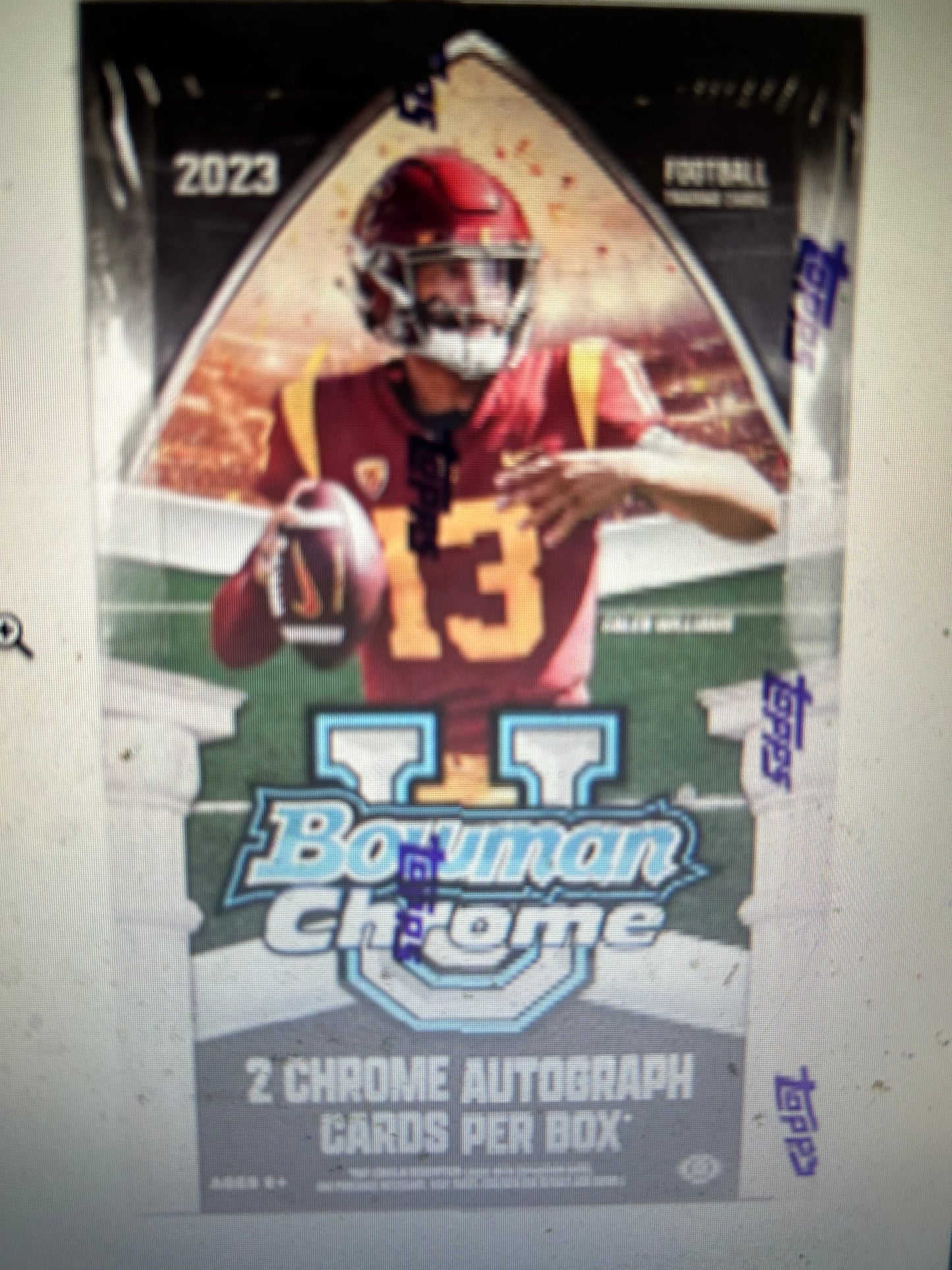 2023 Bowman University Chrome Football Hobby Box