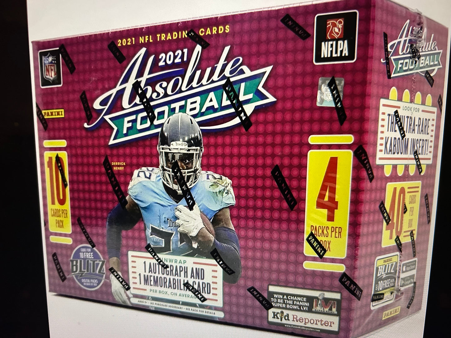 2021 Panini Absolute Football Mega Box (Red Parallels!) (KABOOM!)
