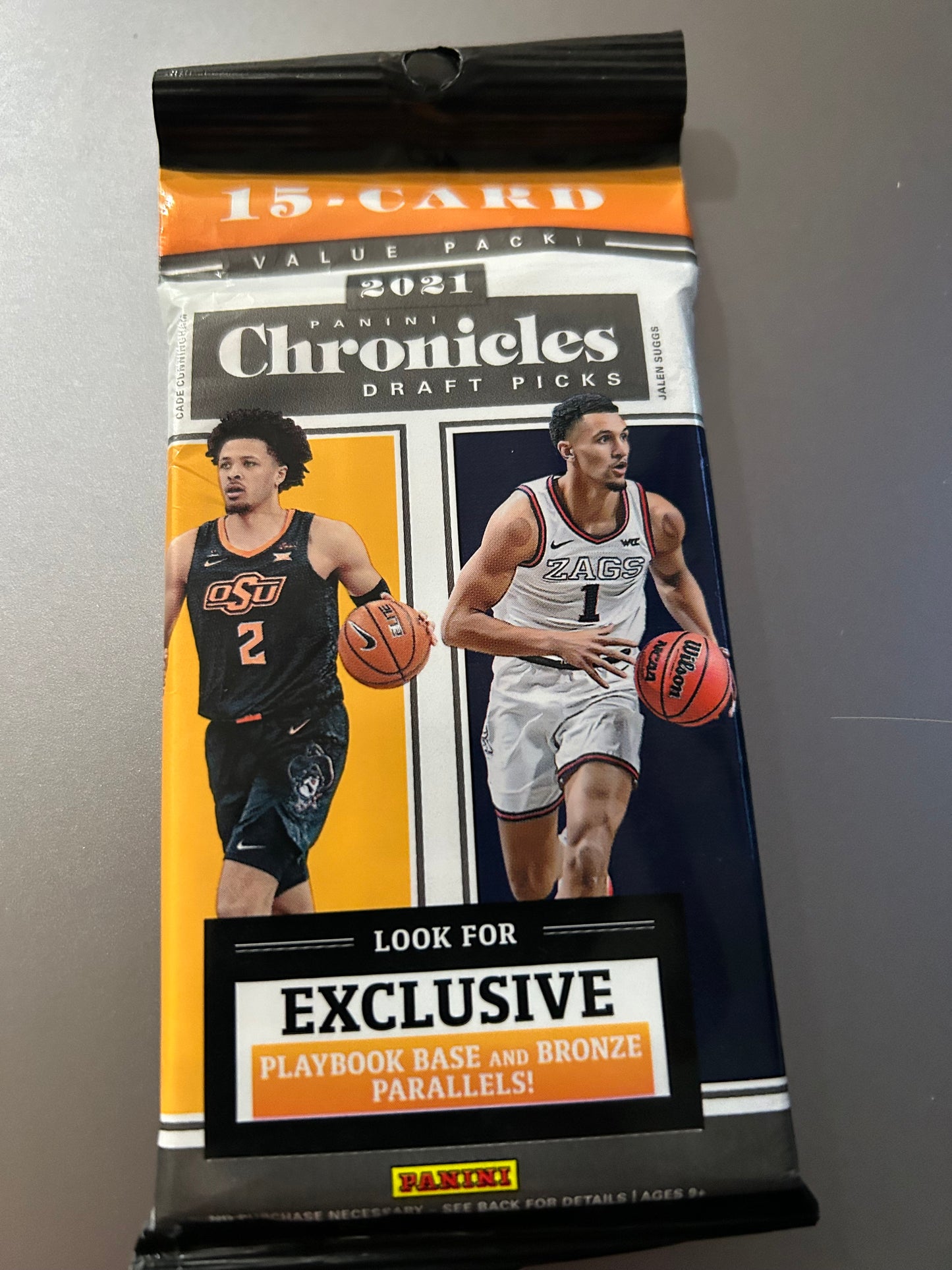 2021/22 Panini Chronicles Draft Picks Basketball 15-Card Value Pack Factory Sealed