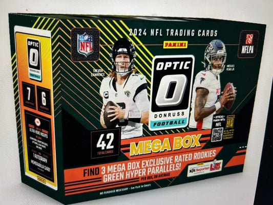 2024 Panini Donruss Optic Football Mega Box (Blue Hyper Parallels!)