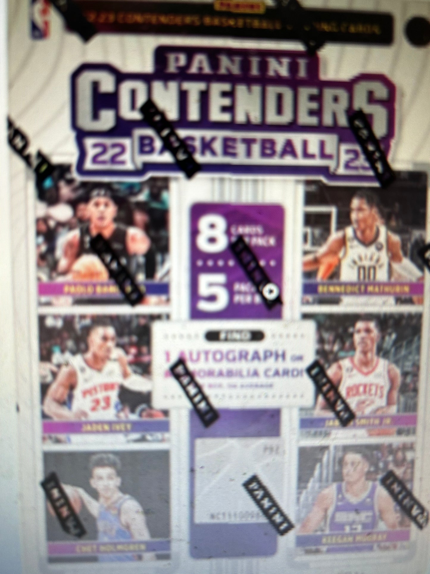 2022/23 Panini Contenders Basketball 5-Pack Blaster Box "1 auto per box"