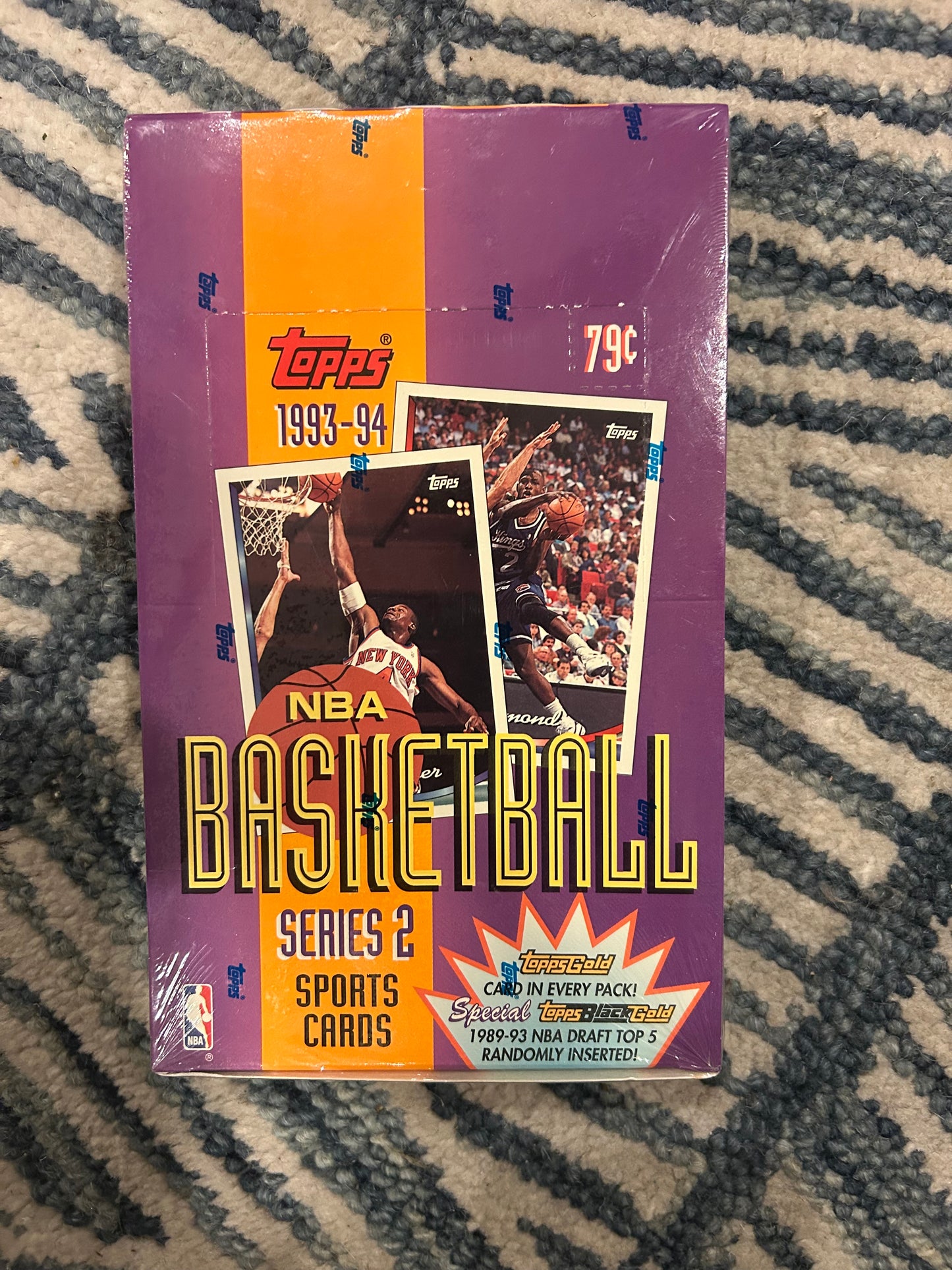 1993/94 Topps Series 2 Vintage Basketball Hobby Box. Chris Weber, A Hardaway