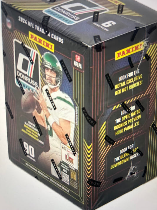 2024 Panini Donruss Football 6-Pack Blaster Box (Red Hot Rookies!)