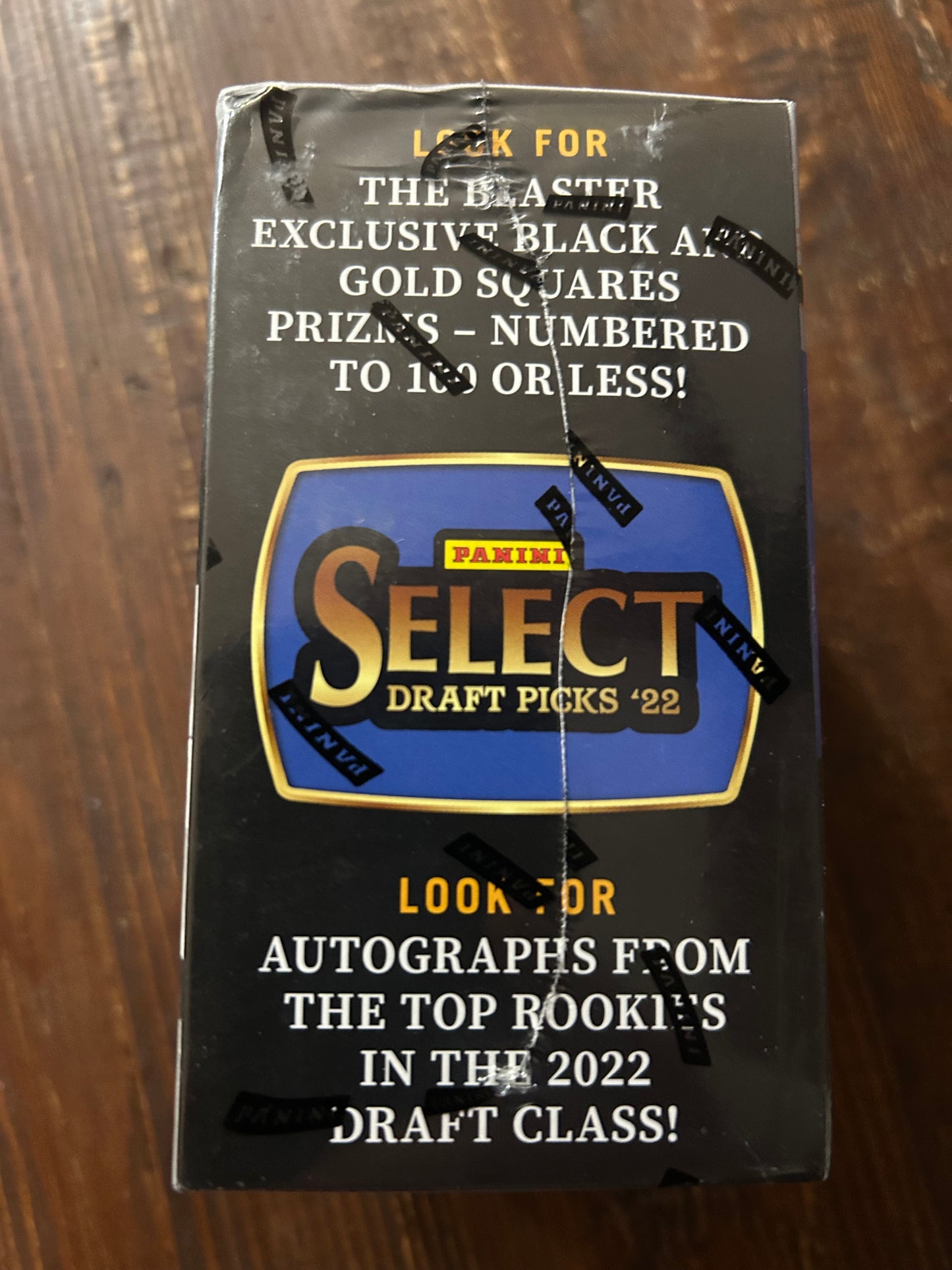 2022 Panini Select Draft Picks Football 6-Pack Blaster Box (Gold Lazer Prizms!)