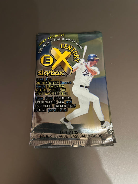 1999 Skybox EX Century Baseball Sealed Hobby Pack