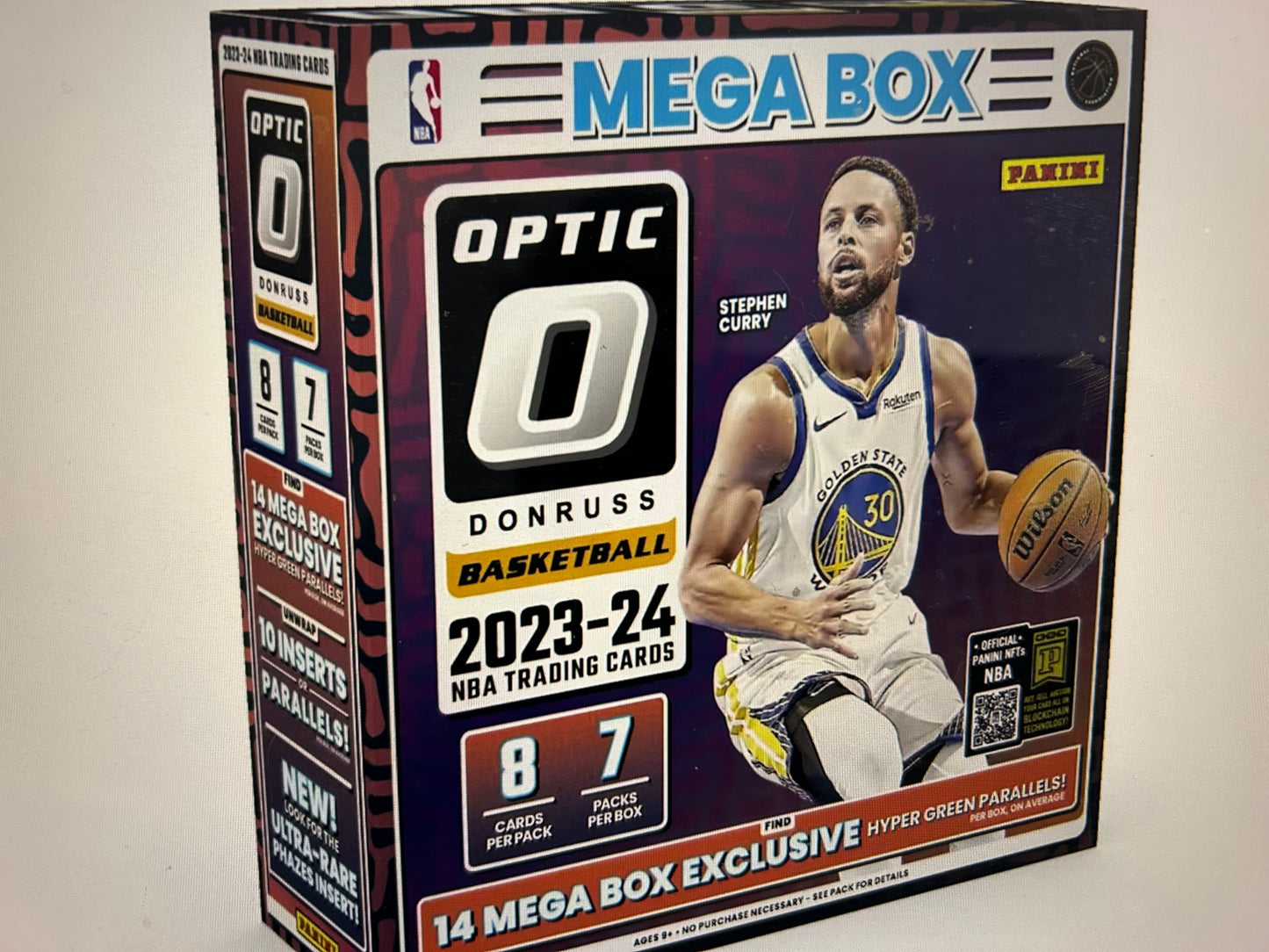 2023/24 Panini Donruss Optic Basketball Hobby Mega Box (Hyper Green Prizms)