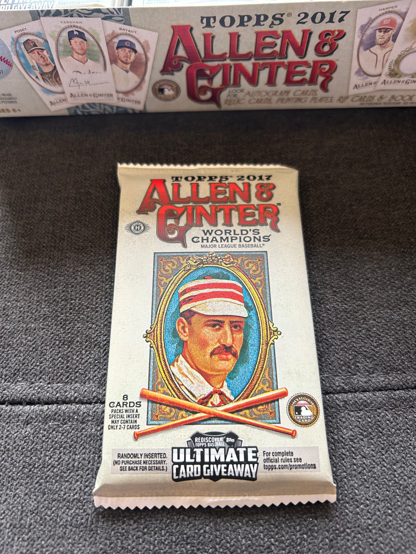 2017 Allen & Ginter Baseball Hobby Pack. ( 1 Pack Lot) Judge, Bregman, Olson RC