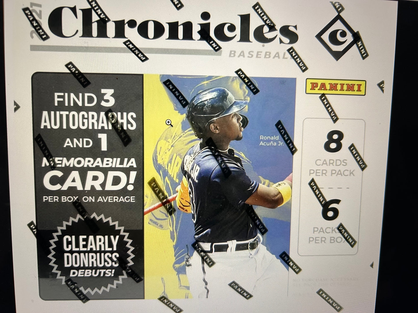 2021 Panini Chronicles Baseball Hobby Box