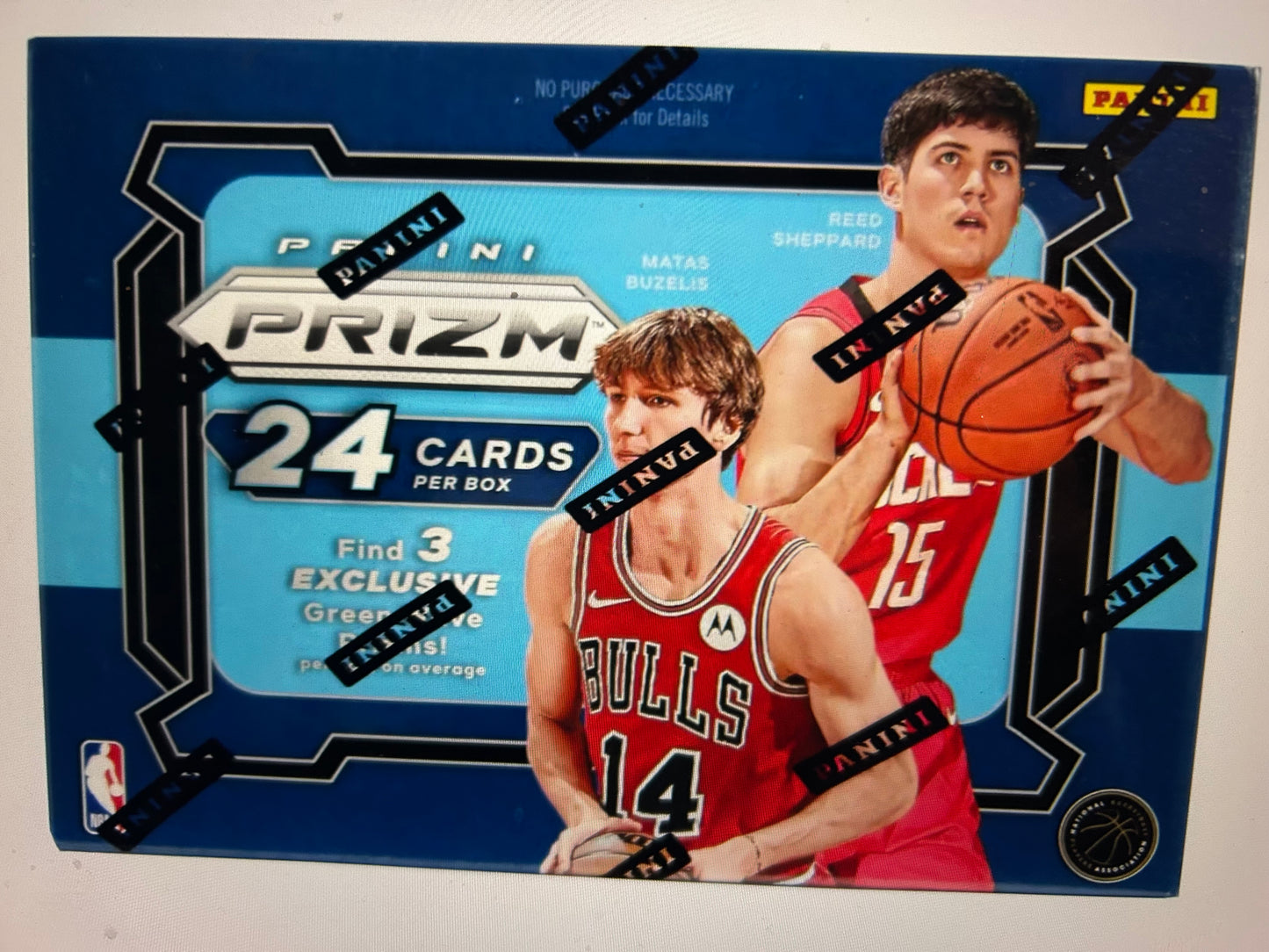 2024/25 Panini Prizm Basketball 6-Pack Hobby Blaster Box Green Wave Prizm