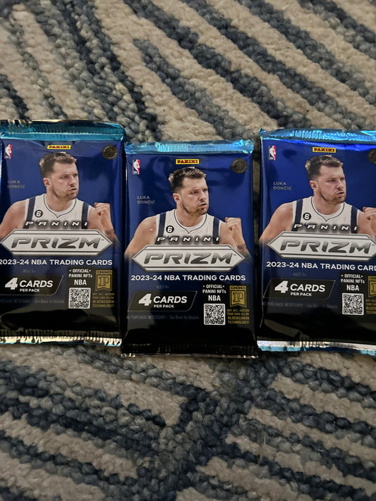 2023/24 Panini Prizm Basketball Retail Packs For Sale. This Is A ( 3 Pack Lot).