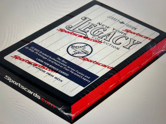 2025 Jersey Fusion New York Legacy Collection Baseball Hobby Box