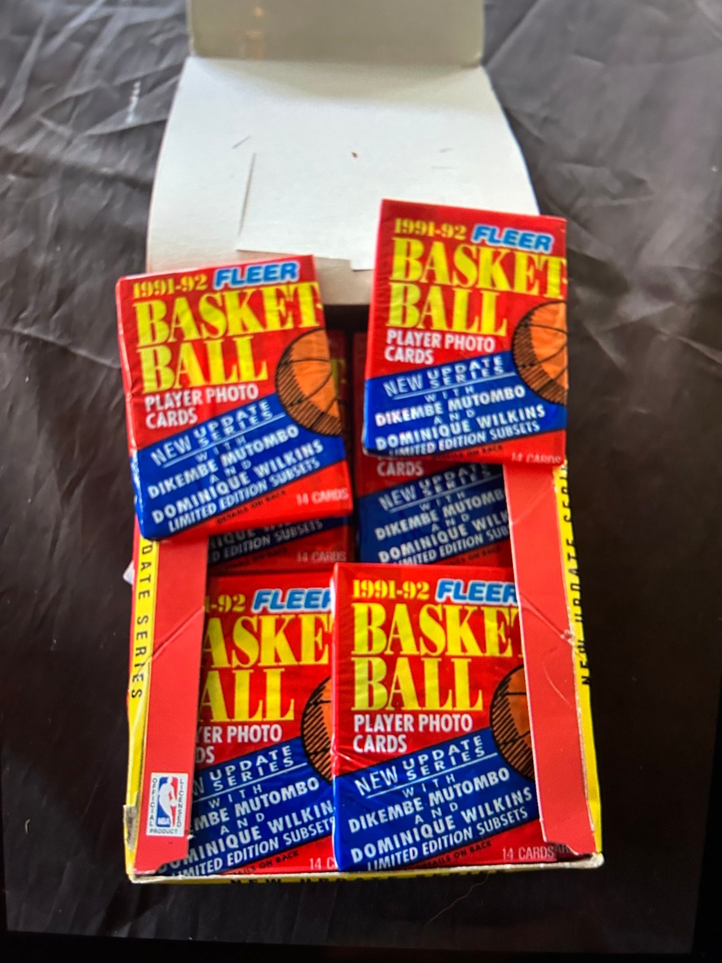 1991-92 Fleer NBA Basketball Update Series Box