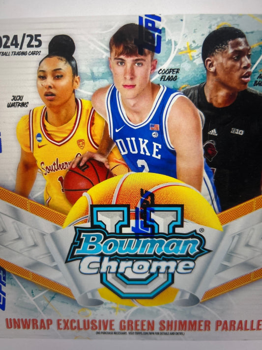 2024/25 Bowman University Chrome Basketball Mega Box
