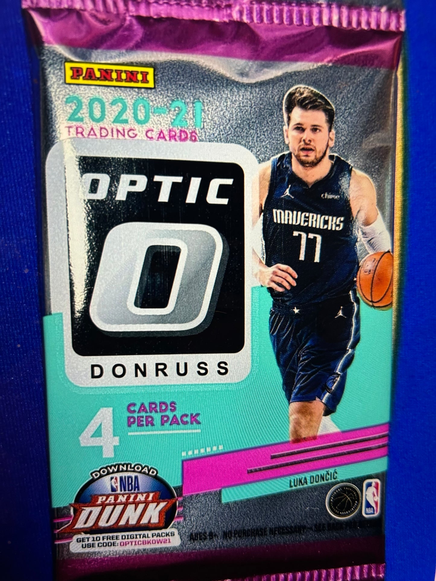 2020/21 Panini Donruss Optic Basketball Retail Pack (1 Pack Lot) (Checkerboard