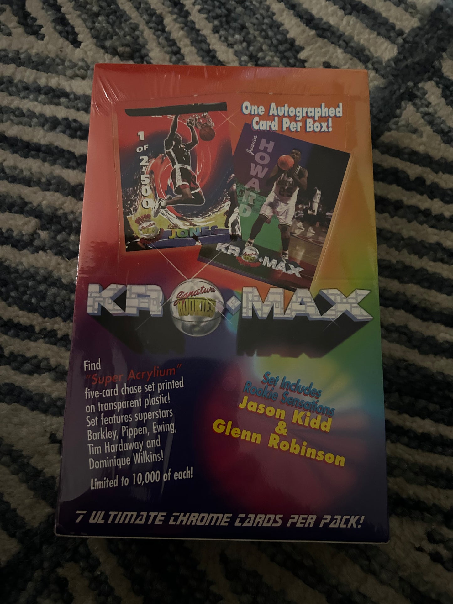 1994 Kromax Signature Rookies Basketball box!! Set includes Rookie Sesations Jason Kidd and Glen Robinson