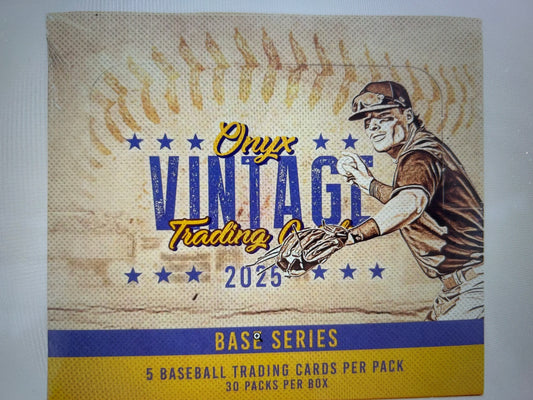 2025 Onyx Vintage Baseball Hobby Box