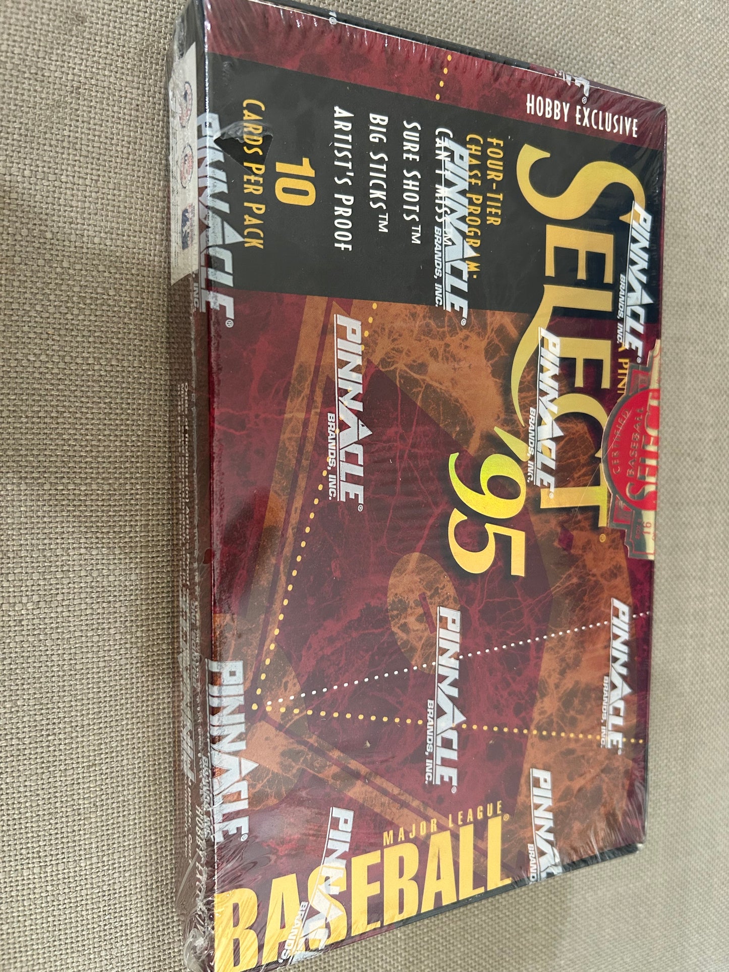 1995 Pinnacle Select Hobby Baseball Box.